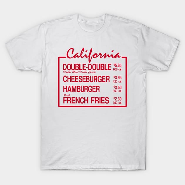 California Burger T-Shirt by Meat Beat